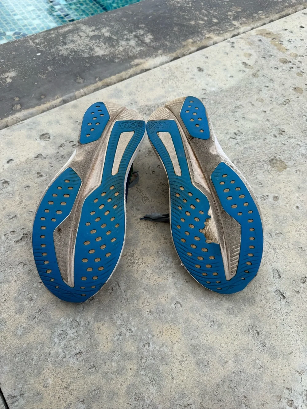 Hoka “Mach 6” in Downpour  / Thundercloud